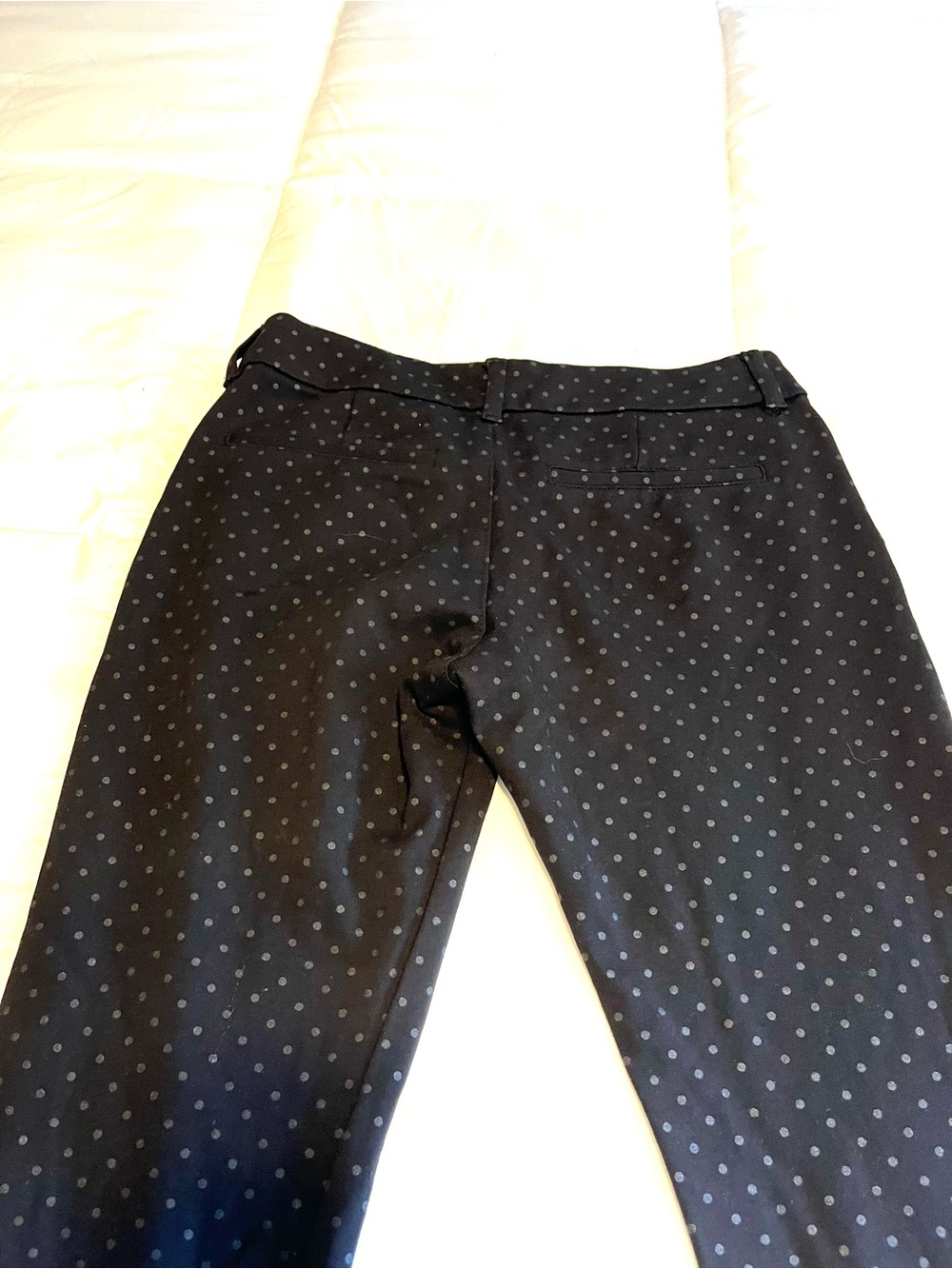 Old Navy Pixie  Mid Rise  Black Polka Dot Casual Pants